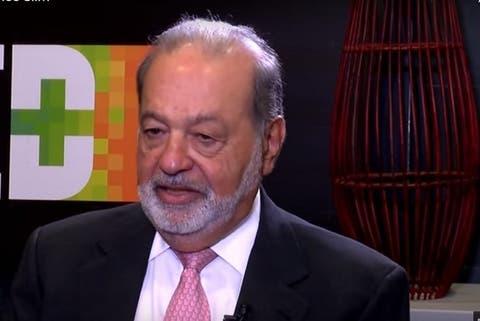 Carlos Slim, ausente y molesto