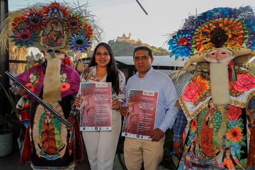 Listo, San Pedro Cholula para vivir el Carnaval 2025