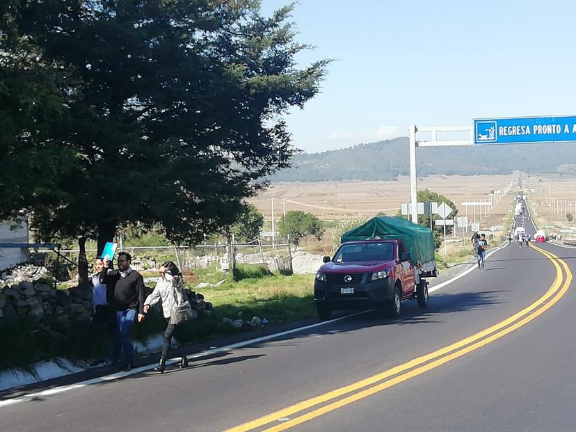 Van 5 horas del cierre de la carretera el Seco-Esperanza