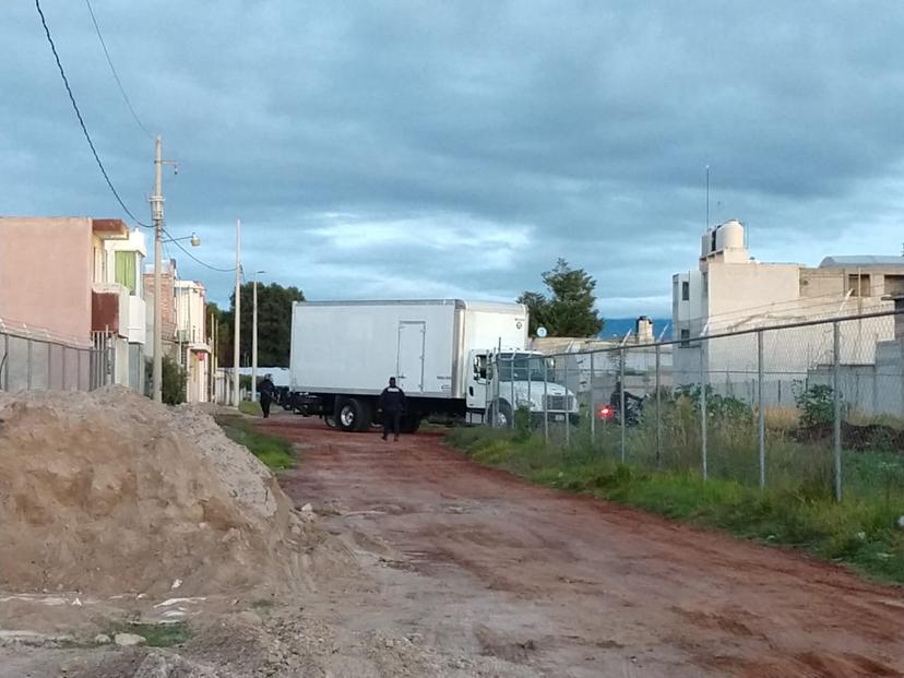 Hallan por GPS camión robado en una casa de Texmelucan