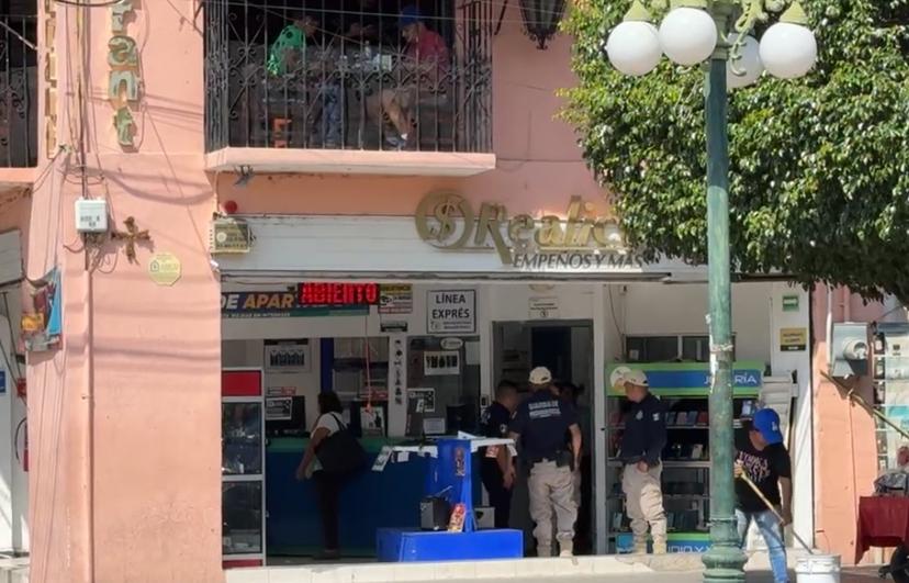 Roban casa de empeño en pleno centro de Izúcar