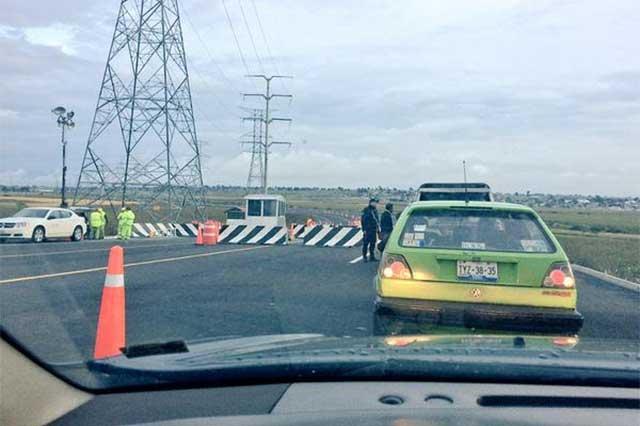 A 9 días de inaugurado, instalan caseta en bulevar a Audi