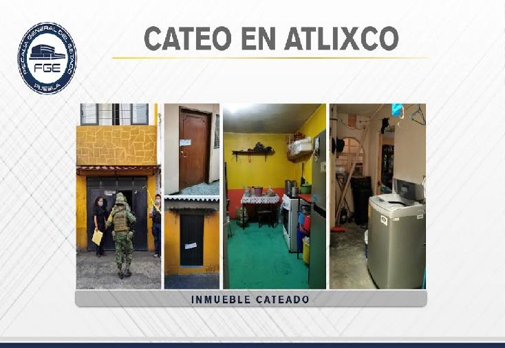 Hallan granada, armas y drogas en cateo a casa de El Crazy en Atlixco