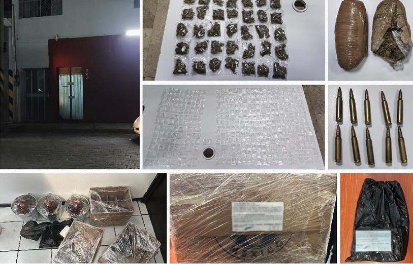 Incauta la FGE cristal, marihuana y alcohol pirata en antro de Atlixco