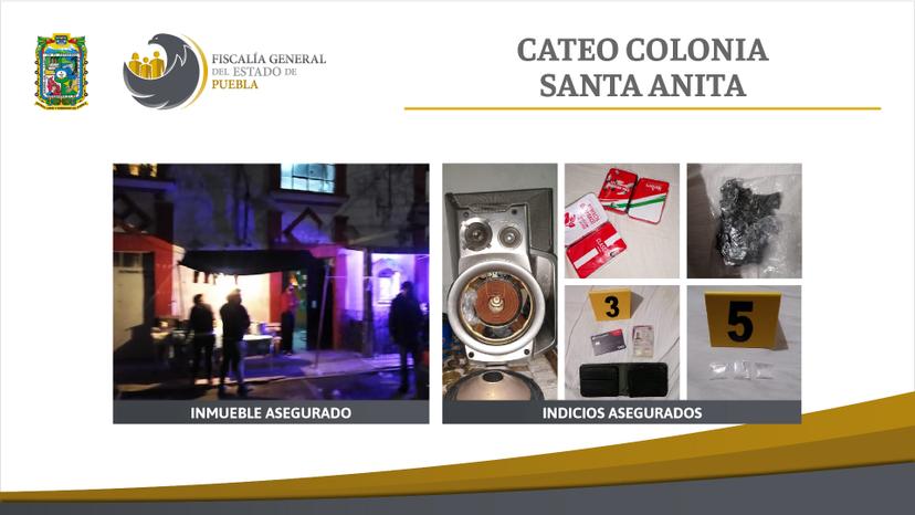 Catean narco casa en la colonia Santa Anita en Puebla