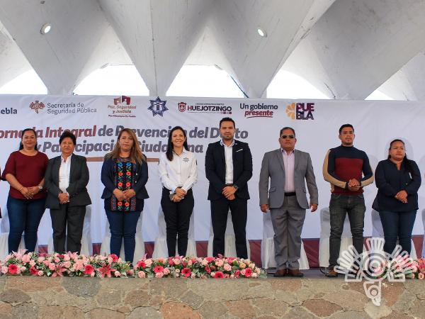 Realizan Jornada de Prevención del Delito en Huejotzingo