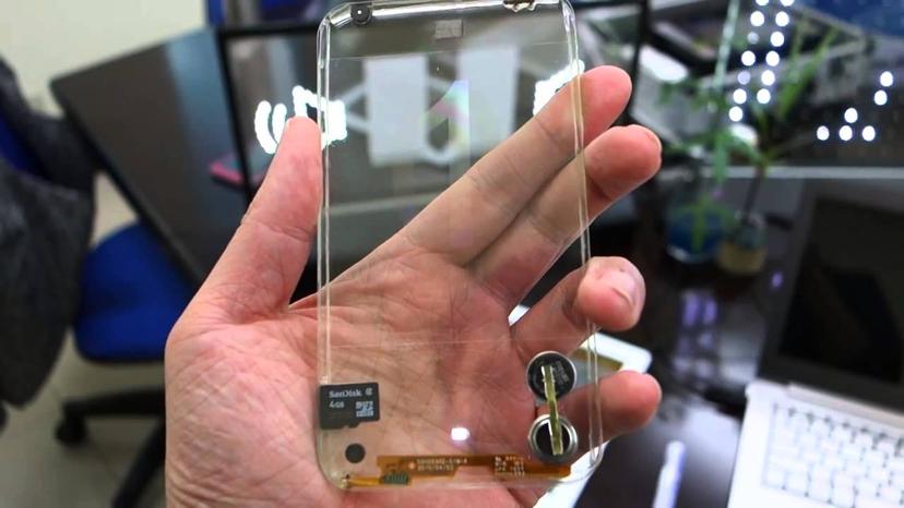 Los celulares de Samsung serán transparentes