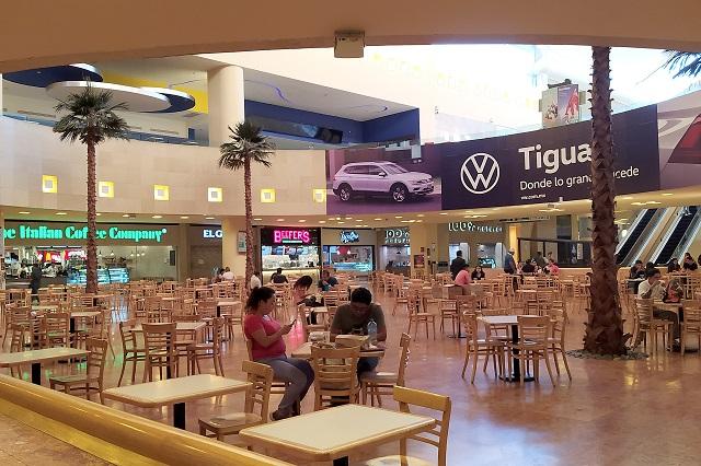 Centro comercial Angelópolis rebasa aforo en primera semana de reactivación  