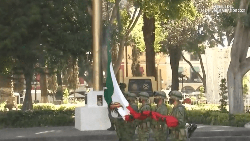 VIDEO Ceremonia y desfile por el CXI Aniversario del Inicio de la Revolución Mexicana