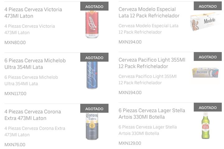 Escasez de cerveza en México, Modelo y Heinecken se quedan sin inventario