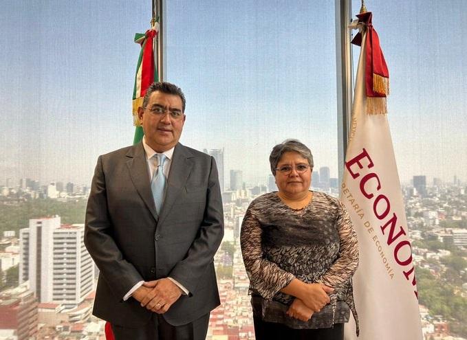 Sergio Céspedes se reúne con secretaria de Economía federal