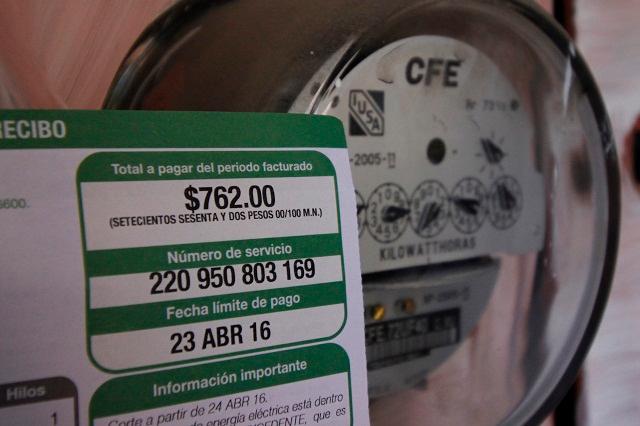 Podrían posponer pago de luz y créditos bancarios ante contingencia