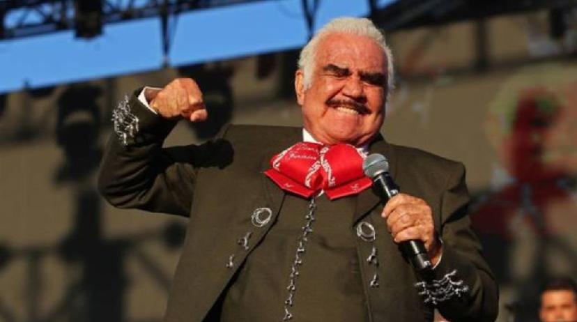 Cuquita se enoja por rumor de Vicente Fernández 