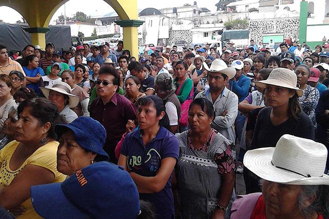 Piden que en Chiautzingo gobierne un concejo ciudadano