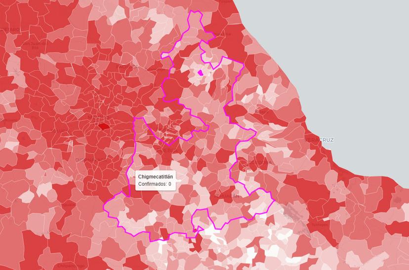 Chigmecatitlán, el único municipio libre de Covid-19 en Puebla