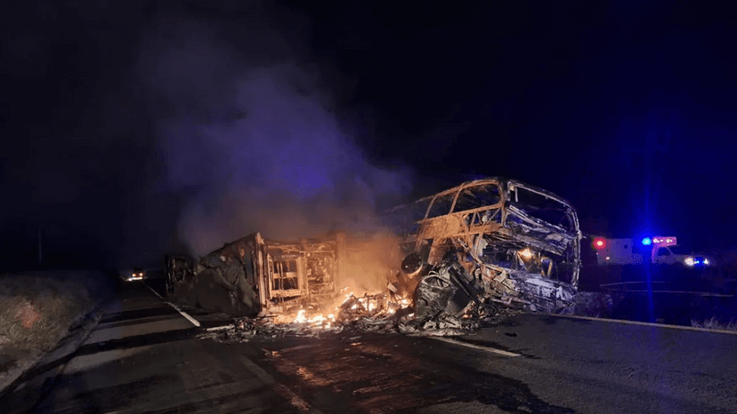 Fatal accidente en la Maxipista Culiacán-Mazatlán