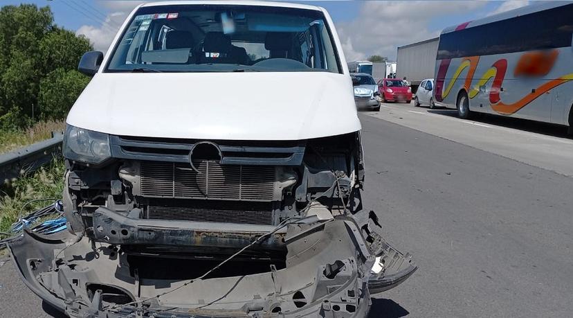 Obras y choque dificultan paso en la autopista de Puebla a Veracruz