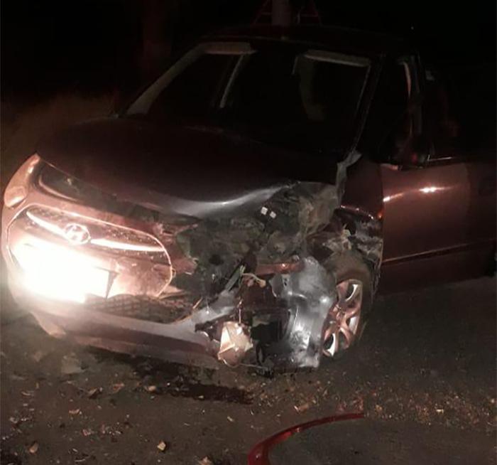 Chocan de frente dos autos en la Federal Libres-Ocotepex