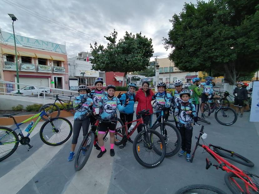 Realizan rodada ciclista en Izúcar  