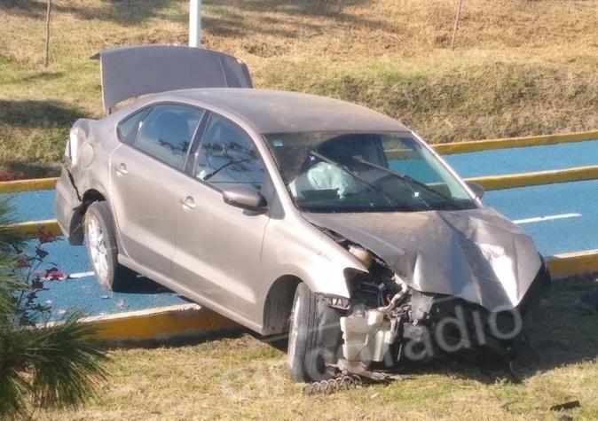 Automovilista termina en la ciclopista del Periférico Ecológico