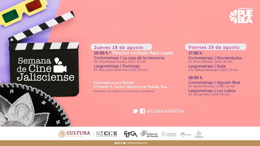 Invita Secretaría de Cultura a Semana de Cine Jalisciense