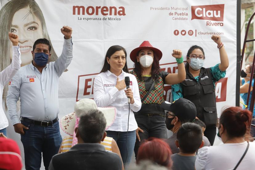 Exige Claudia Rivera al PAN dejar de pagar encuestas hechizas y organice debate