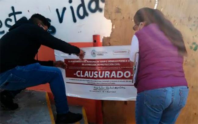 Ayuntamiento de Juan C. Bonilla clausura la empresa Bonafont