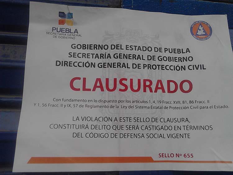 Respalda Protección Civil municipal a bares clausurados en Texmelucan