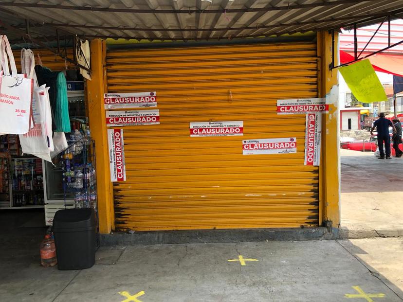 Clausuran en Huejotzingo negocio de bebidas embriagantes