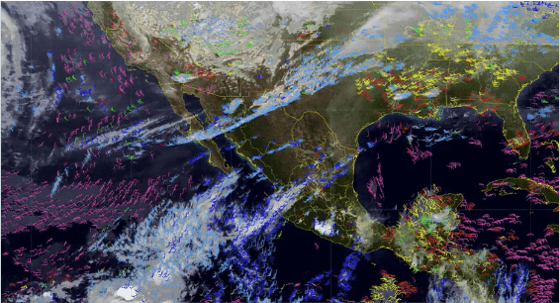 Habrá lluvias en Veracruz, Oaxaca, Chiapas, Tabasco, Campeche y Quintana Roo