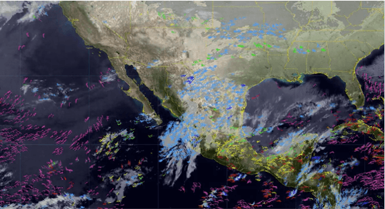 Habrá lluvias intensas en Veracruz y Tabasco