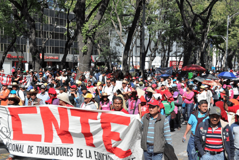 En Tlaxcala la CNTE anuncia conformación de un Consejo de Lucha para 2023