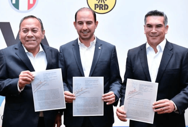 TEPJF confirma registro del convenio de la coalición de PAN, PRI y PRD