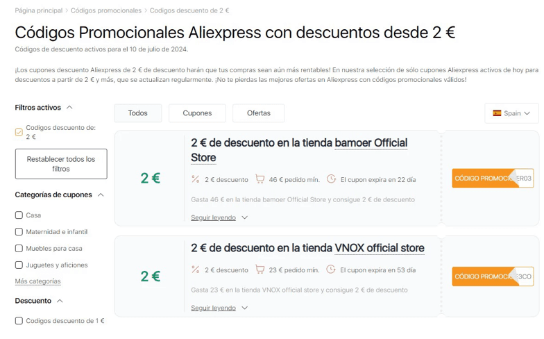 Es rentable utilizar cupones en AliExpress