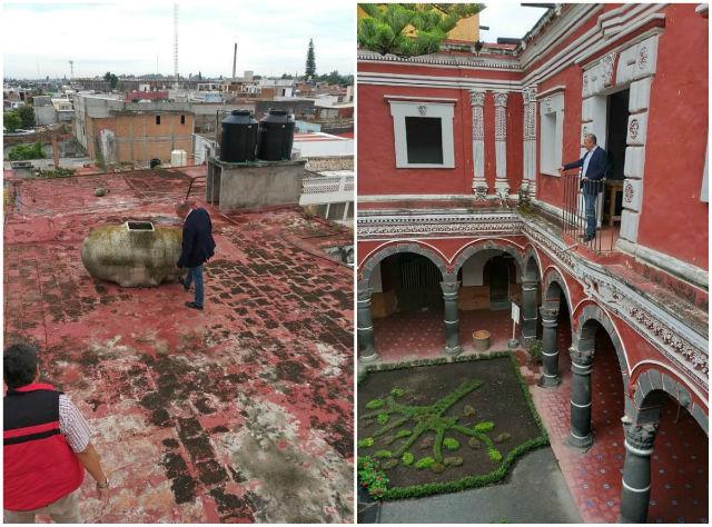 Recorre edil de Atlixco el antiguo Hospital de San Juan de Dios