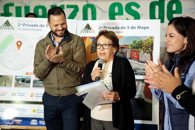 Ayuntamiento entrega calle rehabilitada en Ignacio Zaragoza