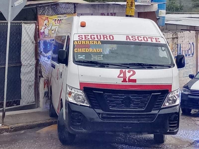 Balean a chofer de ruta 42 en Tehuacán