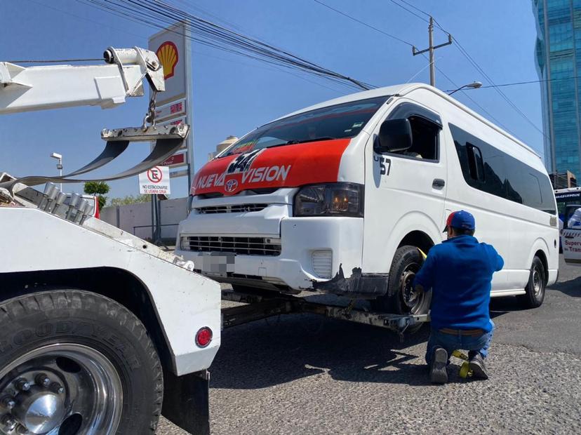 Asegura Movilidad y Transporte unidades irregulares en Puebla capital