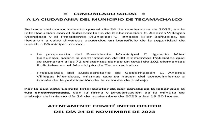 Llegan a acuerdos manifestantes con autoridades locales y estatales en Tecamachalco