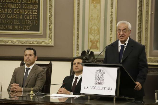 Congreso nombra a Pacheco Pulido gobernador interino de Puebla