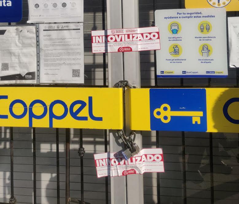 Clausuran Coppel de Texmelucan por sobrecupo