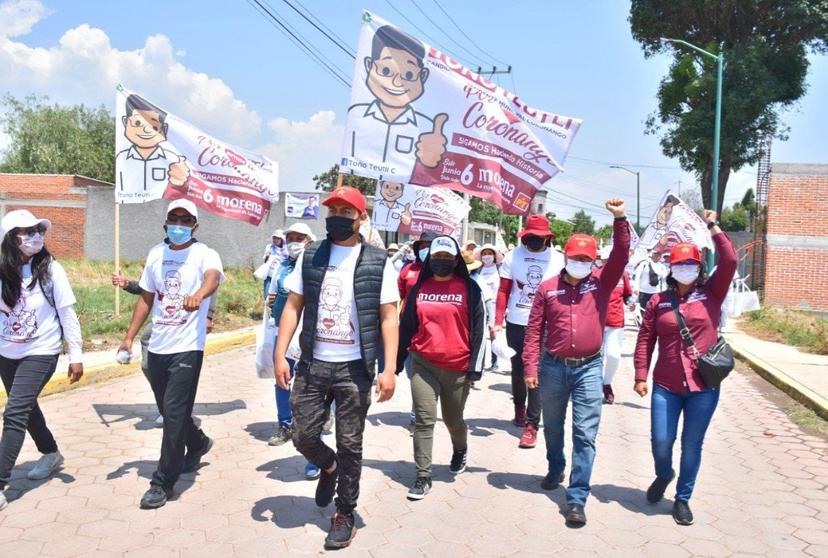 Seguirán acciones en educación en Coronango: Toño Teutli