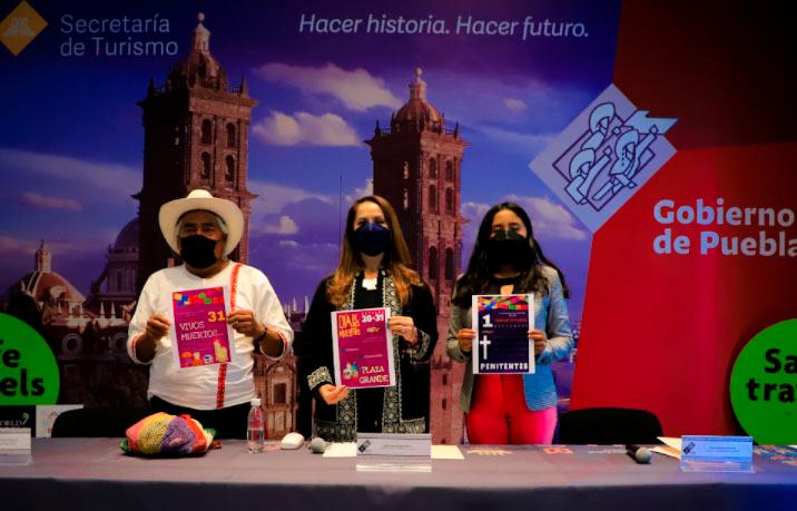 Presentan Coxcatlán y San Gabriel Chilac oferta turística para temporada de muertos