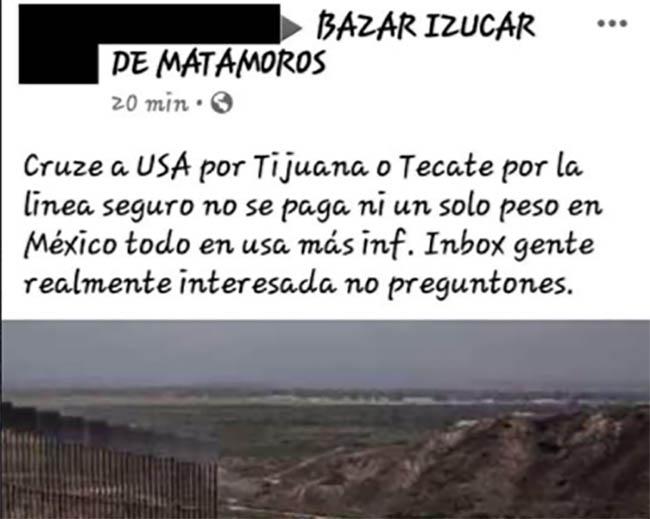 Polleros de Izúcar ofrecen en Facebook cruzar la frontera a EU ante baja demanda