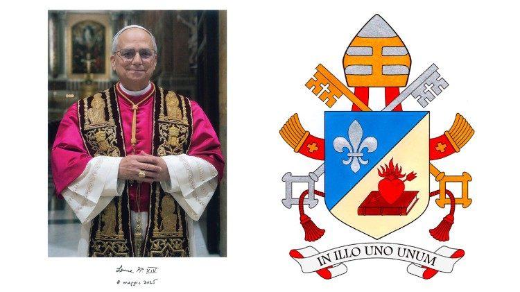 Este es el significado del escudo pontificio de León XIV
