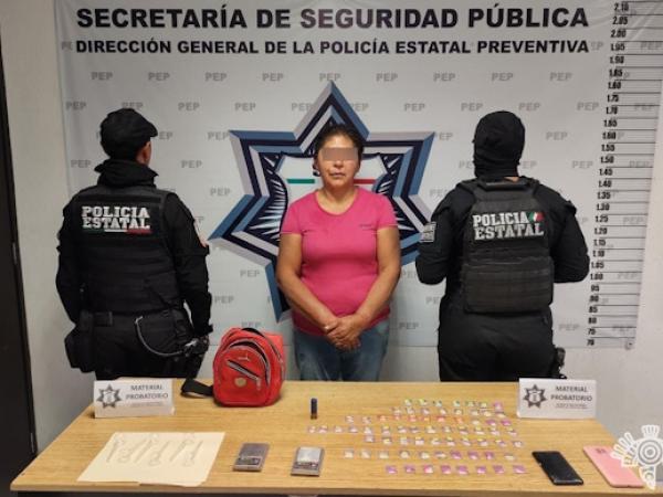 Capturan en Puebla a presunta narcovendedora de El Croquis