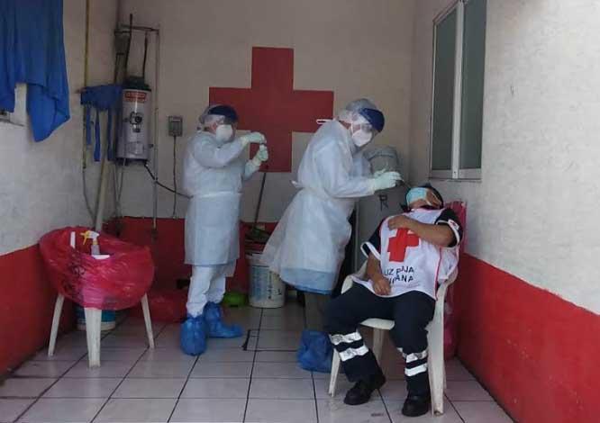 Descartan casos de Covid en paramédicos de Cruz Roja Huejotzingo