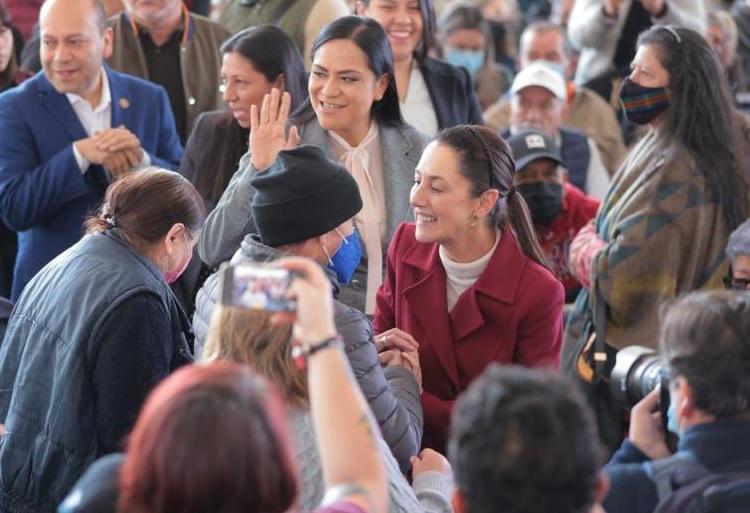 Sheinbaum iba de campaña a Morelia y regresa por choque en el Metro