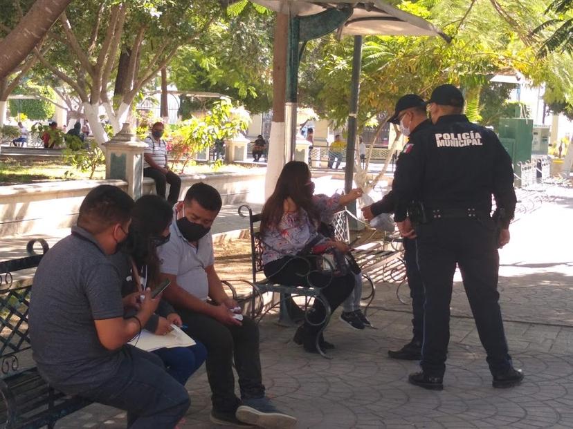 Antes de sancionar, policía exhortará a usar cubrebocas en Tehuacán