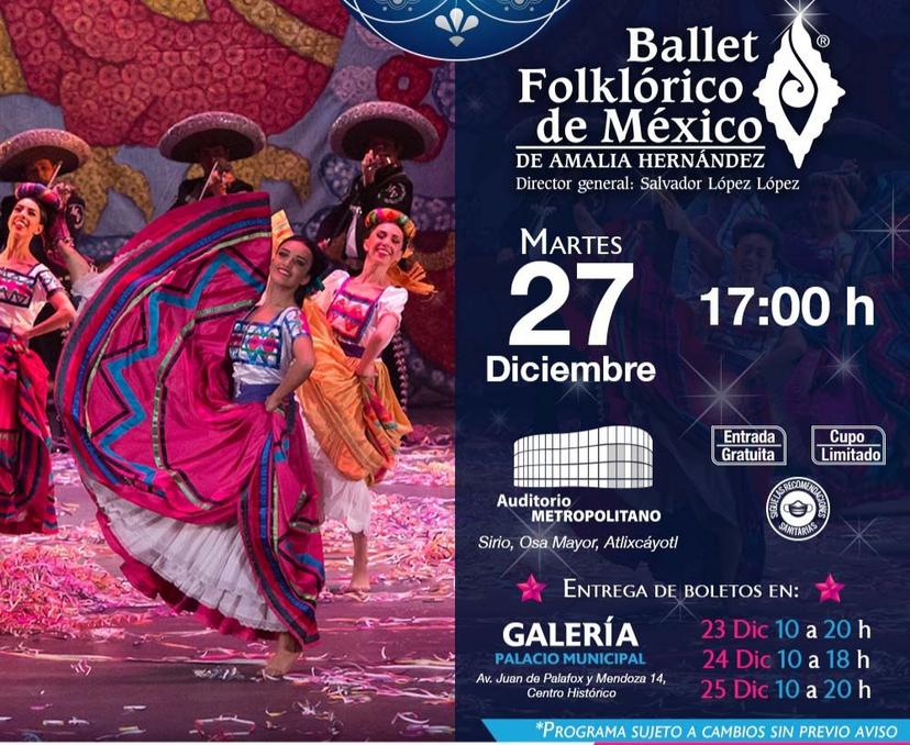 Apúntate para cerrar el año con el Ballet Folklórico de México 